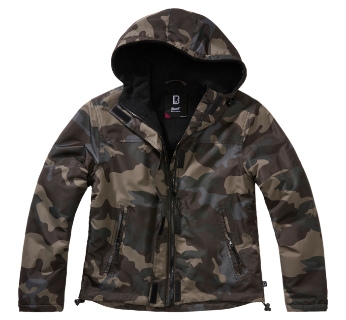 Brandit Windbreaker Frontzip куртка жіноча, darkcamo