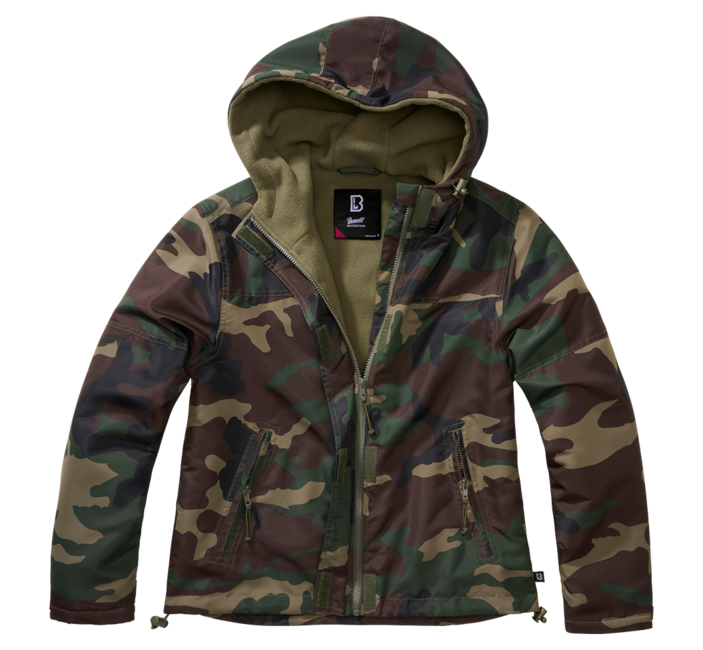 Brandit Windbreaker Frontzip куртка жіноча, woodland