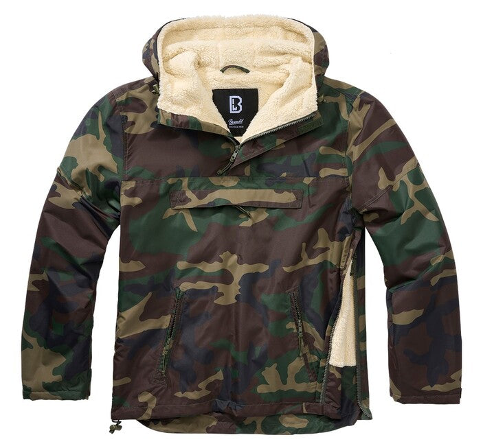 Brandit Windbreaker Sherpa куртка, вудленд
