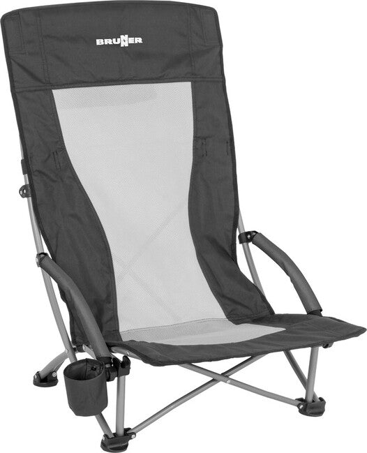 Brunner Cuba Highback пляжний стілець, чорний