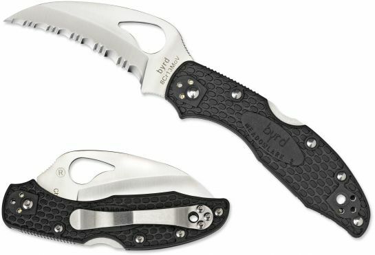 Byrd Hawkbill Lightweight кишеньковий ніж 7,2 см, чорний, FRN