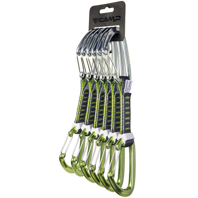 CAMP Orbit Wire Express KS 6 Pack експресна сада з дротяними карабінами на лізання, 12 см