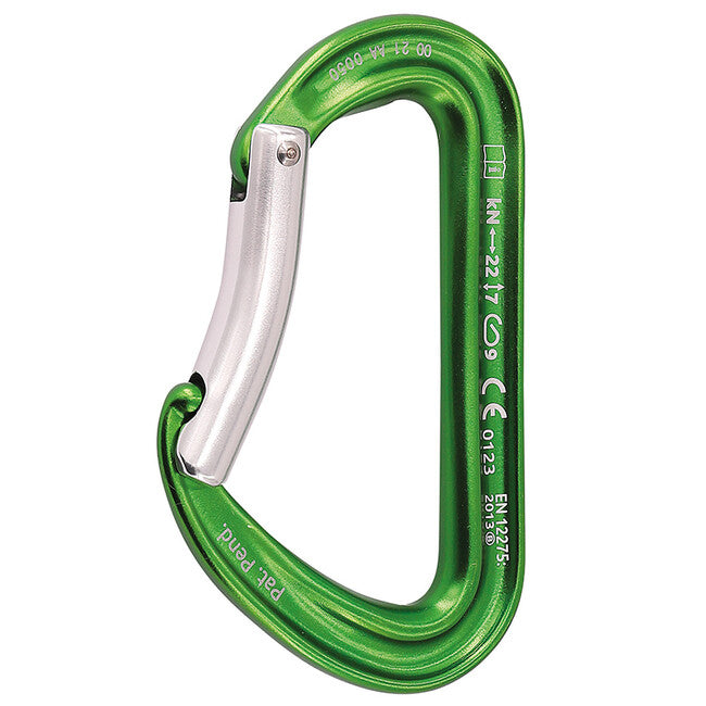 CAMP Photon Bent Gate карабін, зелений