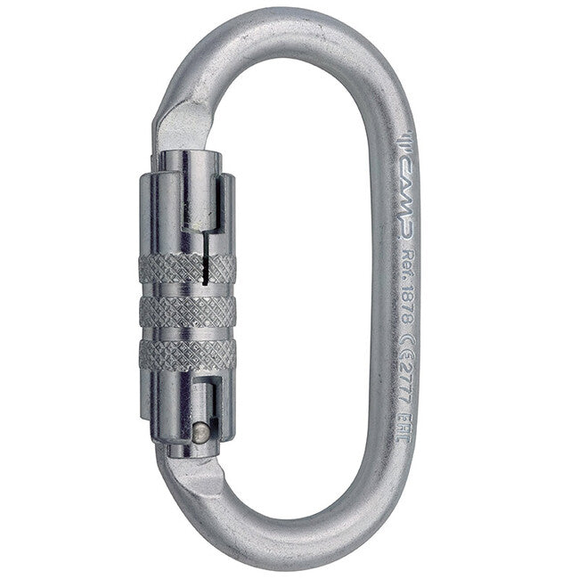 CAMP 2Lock Steel Oval Pro сталева овальна карабін з автоматичним замком