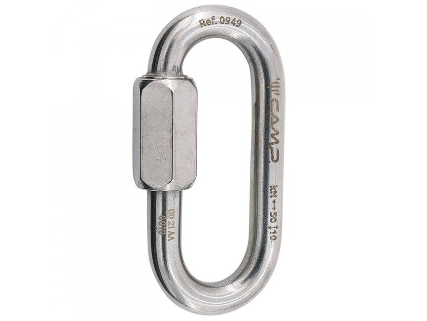 CAMP Oval Quick Link 10 mm овальна карабін, нержавіюча сталь