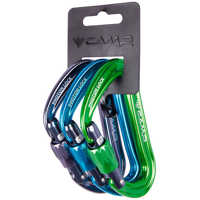 CAMP Photon Lock 3 Pack набір карабінів із гвинтовим замком