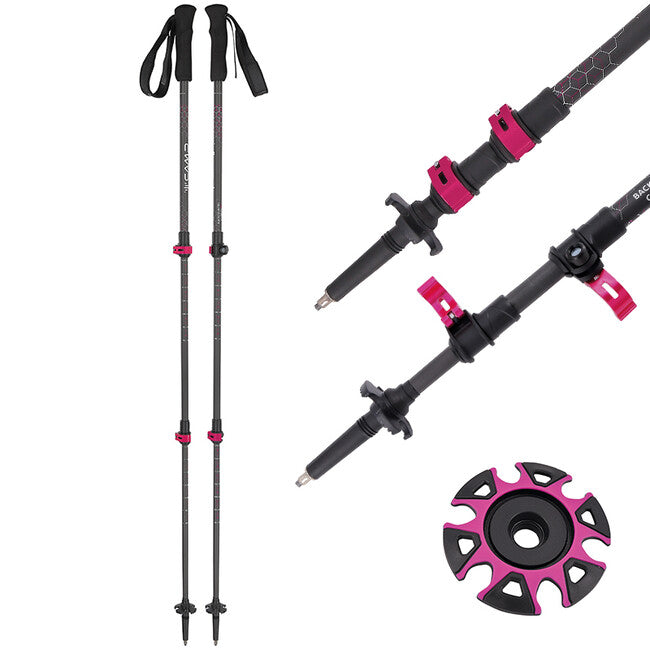 CAMP Backcountry Carbon W треккінгові палиці для жінок, 66–125 см