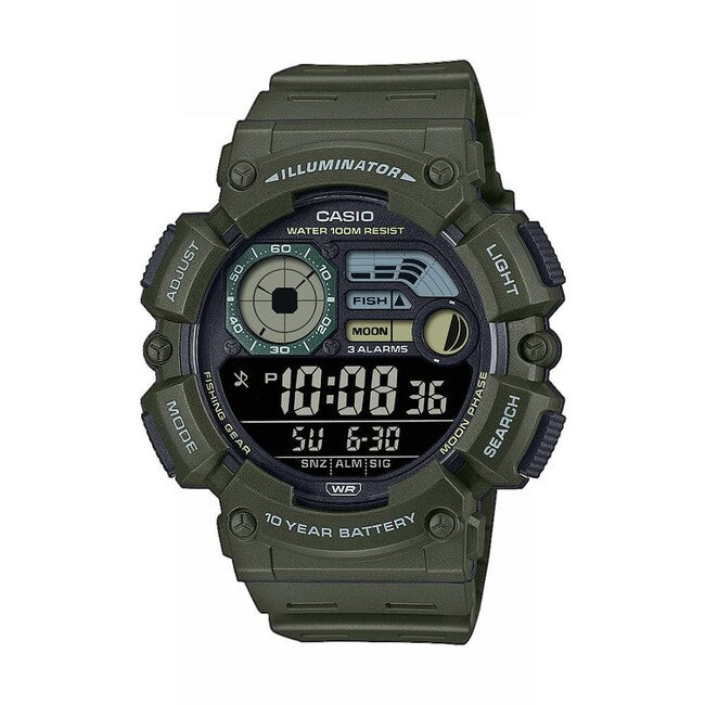 Casio WS-1500H-3BVEF годинник, зелений