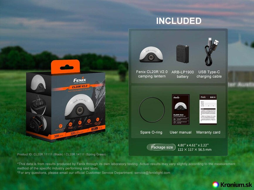 Fenix CL20R V2.0 ліхтар-лампа, зелена