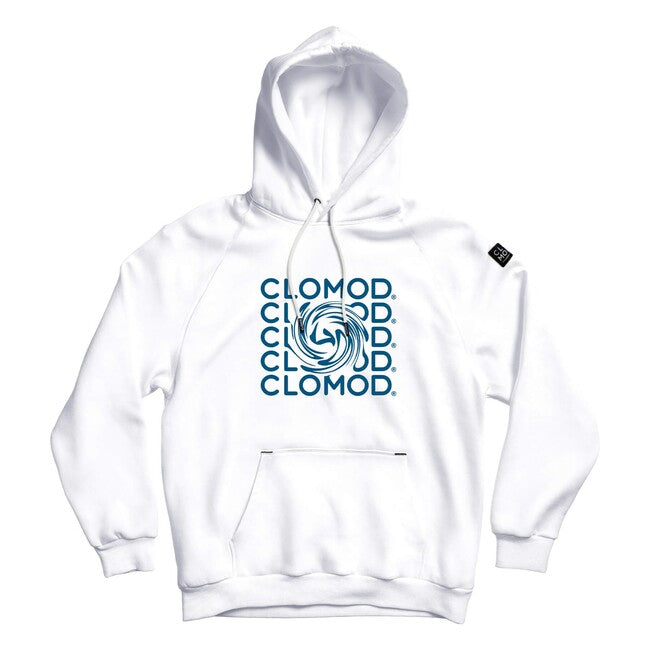 CloMod Twirl толстовка з капюшоном, біла