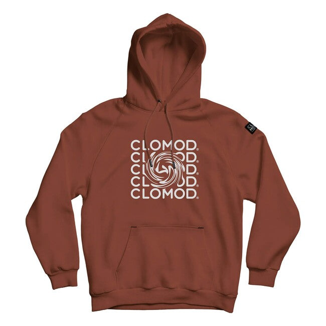 CloMod Twirl толстовка з капюшоном, бордовий