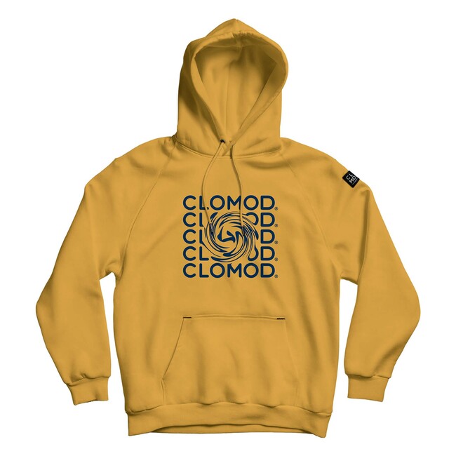 CloMod Twirl толстовка з капюшоном, гострий гірчично-жовтий