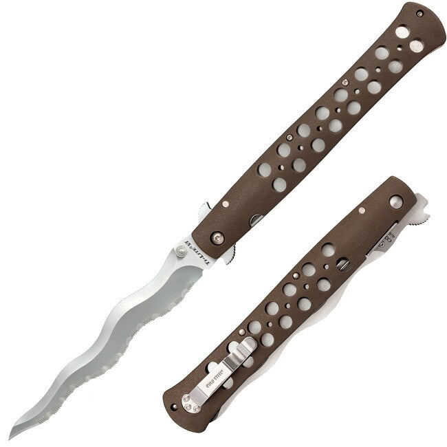 Cold Steel Ti-Lite Kris складаний ніж 6" серраційне лезо