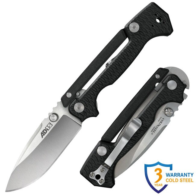 Cold Steel AD-15 складаний ніж, чорна рукоять (S35VN)