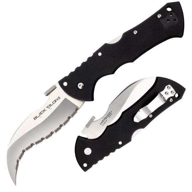 Cold Steel Black Talon 2 складаний ніж з зубчастим лезом