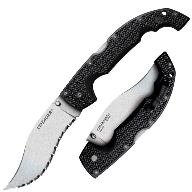 Cold Steel Voyager Vaquero Extra Large складаний ніж, серрейтований (AUS10A)