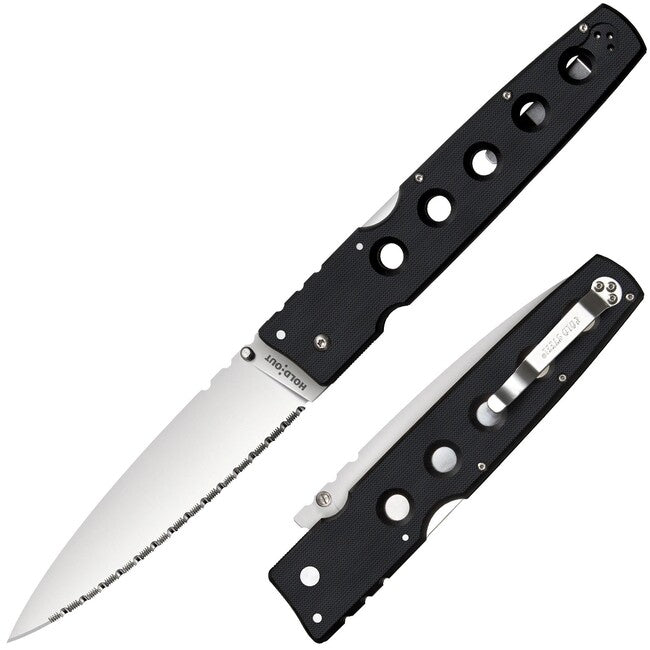 Cold Steel Hold Out складаний ніж, 6" лезо, серійовані краї