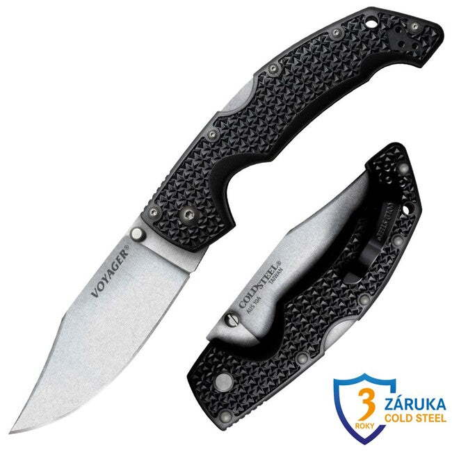Cold Steel Large Voyager Clip складний ніж Plain AUS10A Pt.