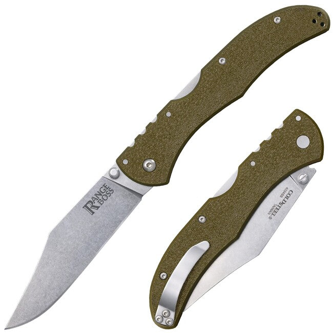 Cold Steel Range Boss складаний ніж, OD зелена рукоятка