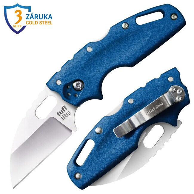 Cold Steel Tuff Lite складаний ніж plain, синя рукоять (AUS8A)