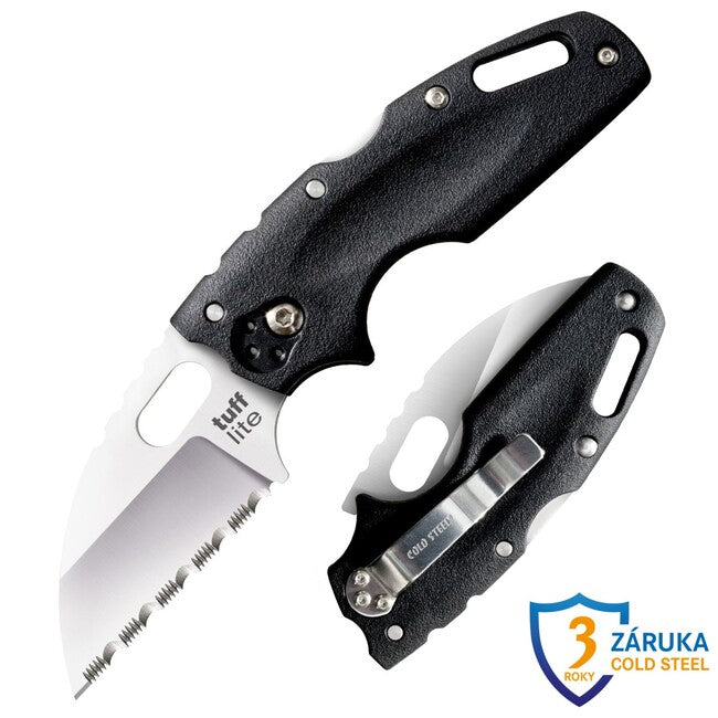 Cold Steel Tuff Lite складаний ніж Serrated, AUS8A, з зубчастим лезом