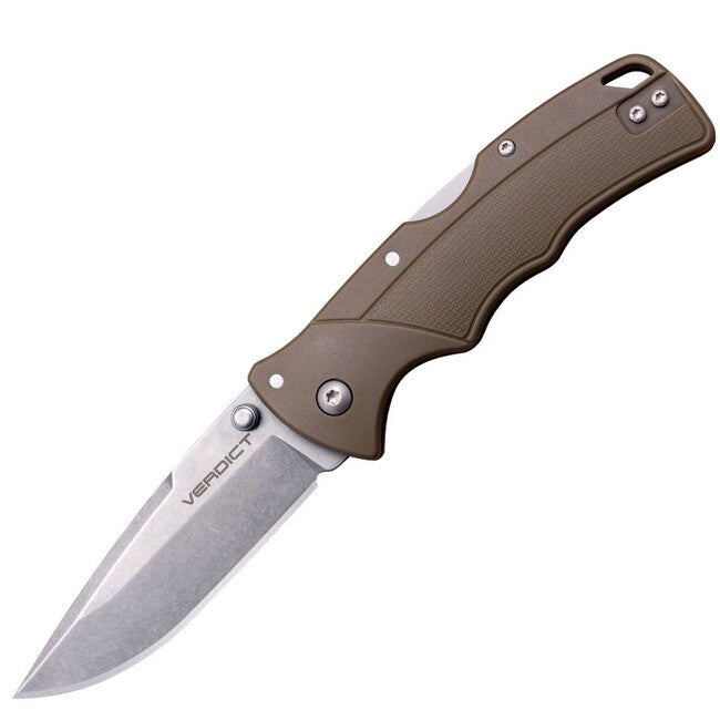 Cold Steel VERDICT SPEAR POINT складний ніж 4116SS FDE GFN HANDLE