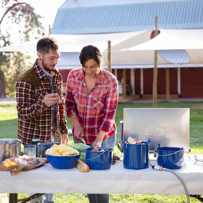 GSI Outdoors Convex Kettle емальований чайник 2.8 л, синій
