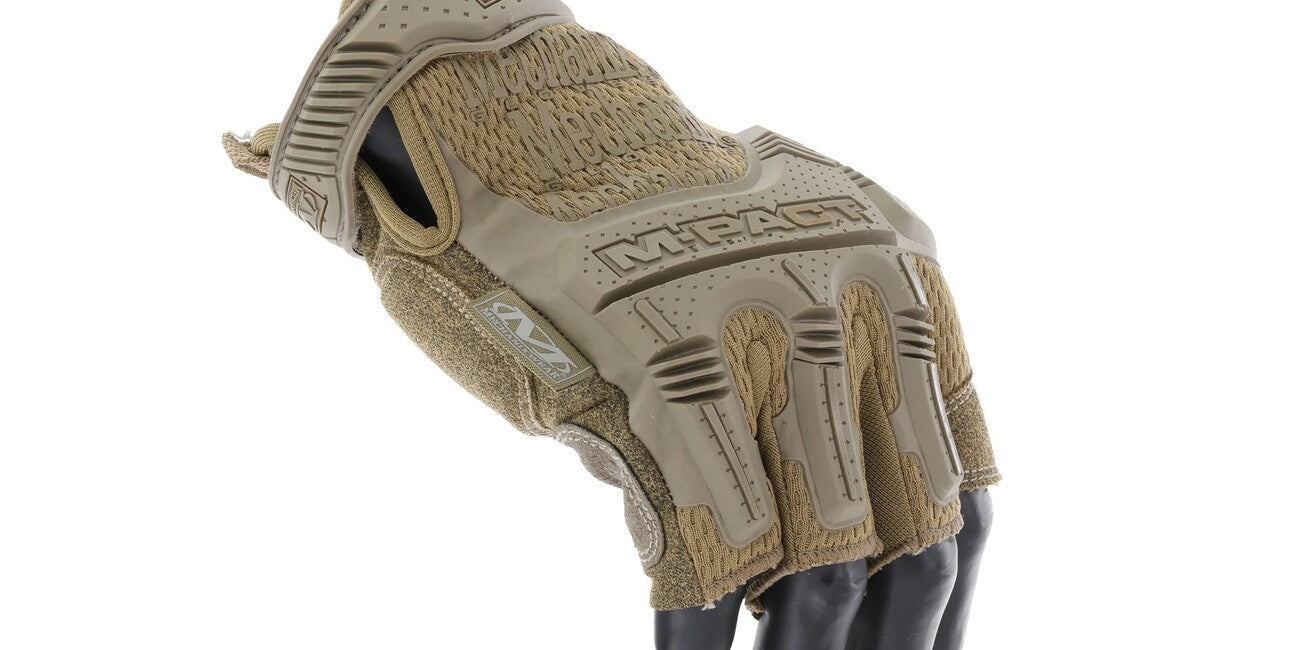 Mechanix M-Pact рукавиці протиударні без пальців, койотовий коричневий