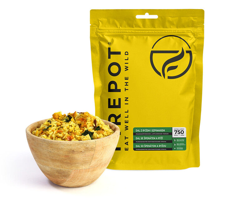 Firepot далс шпинатом і рисом, XL, 200g