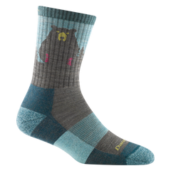 Darn Tough Bear Town Micro Crew Lightweight туристичні шкарпетки з амортизацією, Aqua