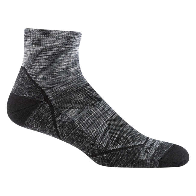 Darn Tough Light Hiker 1/4 шкарпетки легкі з амортизацією, Space Сірий