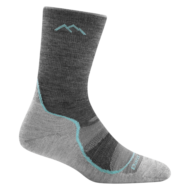 Darn Tough Light Hiker Micro Crew шкарпетки легкі з амортизацією, slatе