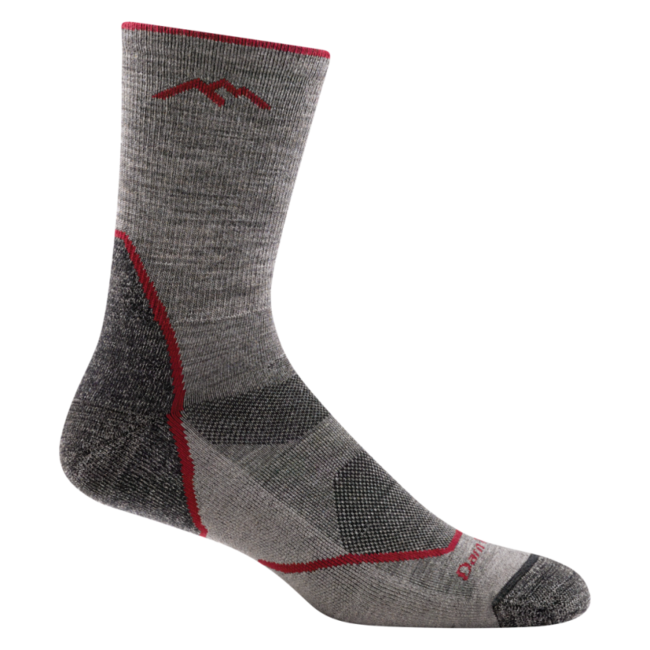 Darn Tough Light Hiker Micro Crew шкарпетки легкі з м'якою прокладкою, темно-бежевий