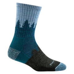Darn Tough Treeline Micro Crew Midweight туристичні шкарпетки з амортизацією, Blue