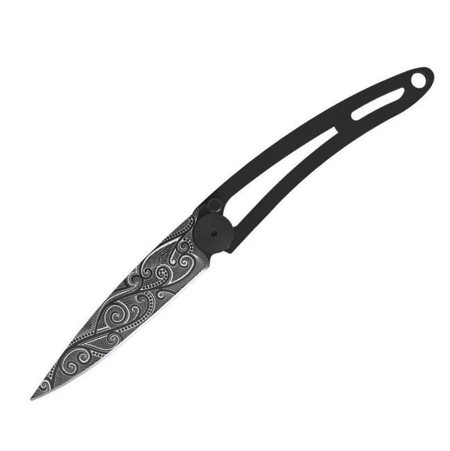Deejo naked складаний ніж Black Tattoo Pacific
