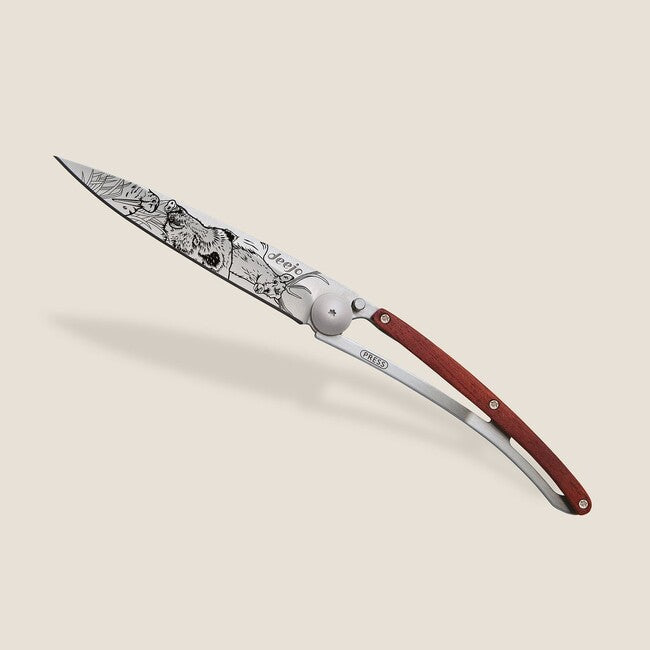 Deejo Tattoo Hunting складаний ніж coralwood