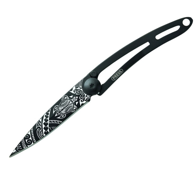 Deejo Tattoo складаний ніж naked Polynesian