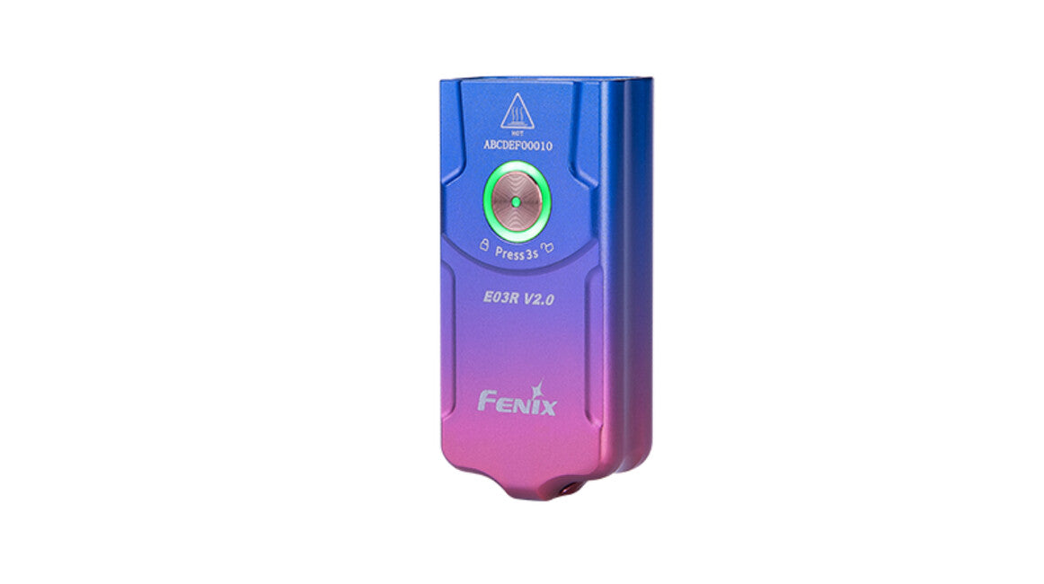 Fenix E03R V2.0 перезаряджуваний ліхтар GE, туманність