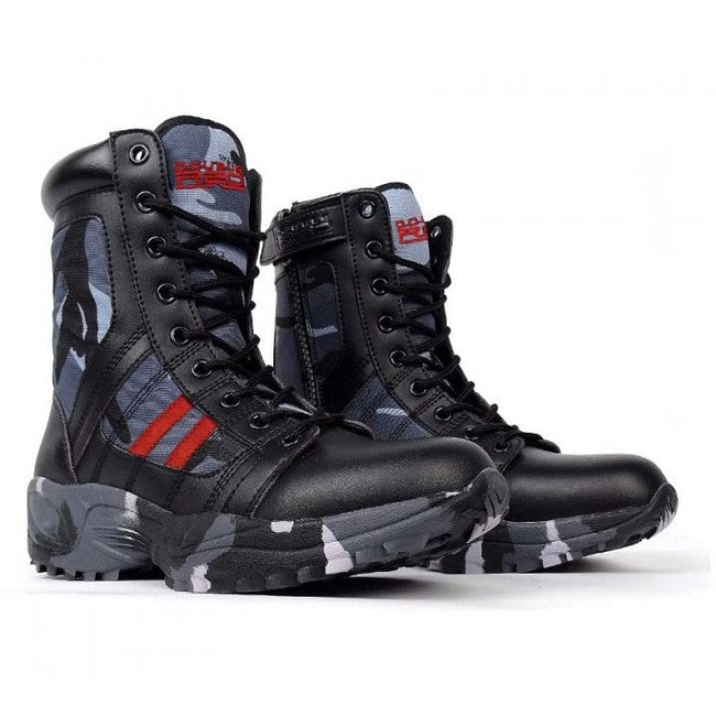 Double Red Black Camo Red Desert черевики