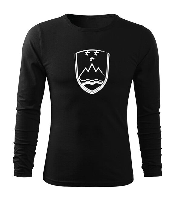 DRAGOWA Fit-T футболка з довгим рукавом, чорна