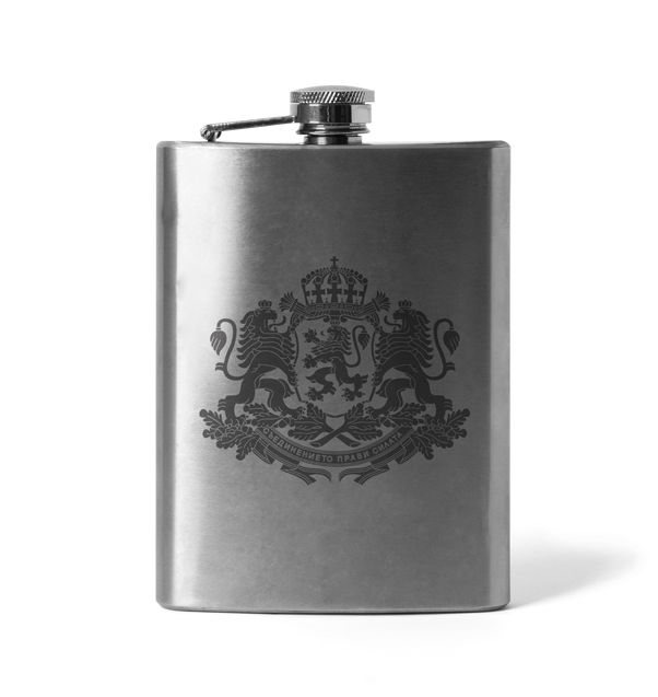 DRAGOWA гравірована фляга болгарський знак 210 ml