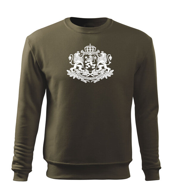 DRAGOWA болгарський знак світшот чоловічий, оливковий