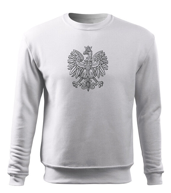 DRAGOWA польський орел світшот чоловічий, сірий