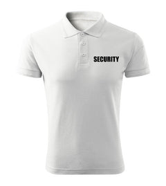 DRAGOWA футболка поло SECURITY, біла