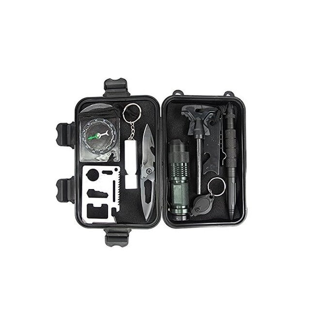DRAGOWA Tactical набір для виживання на природі 10в1, Pine, малий