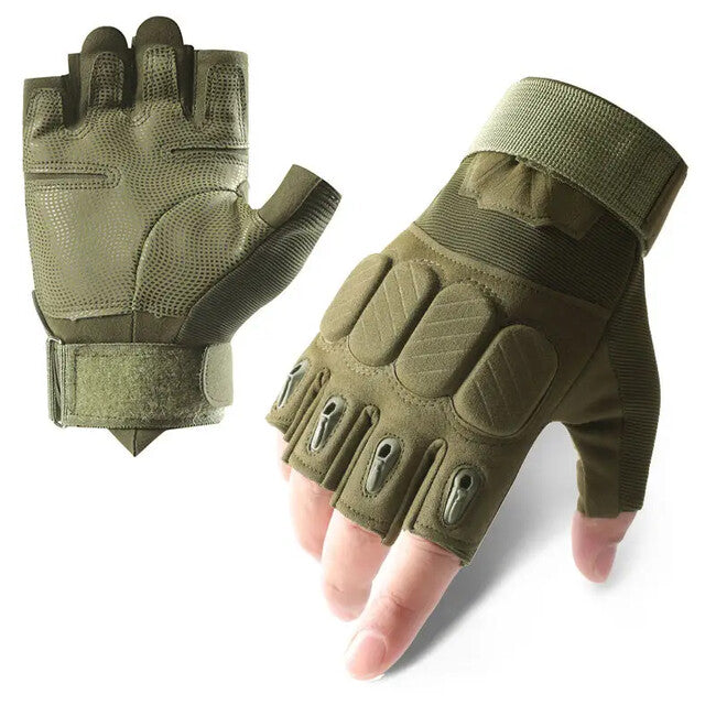 DRAGOWA TACTICAL Storm шорткі тактичні рукавиці, зелені
