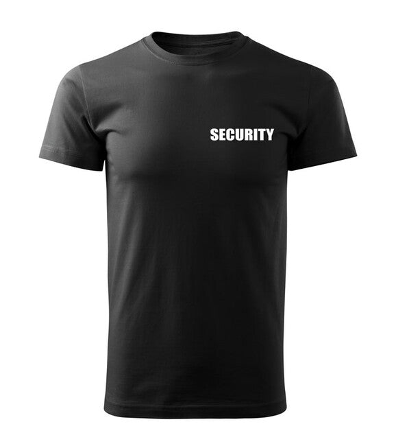 DRAGOWA SECURITY футболка з написом, чорна