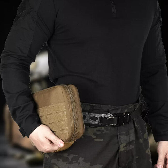 DRAGOWA Hubox поясна сумка тактична, койотовий коричневий