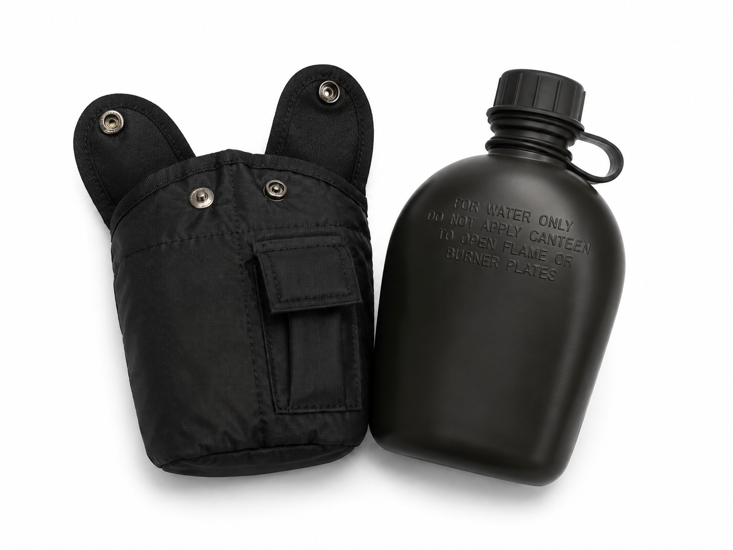 Dragowa Tactical польова фляга 1L, чорна