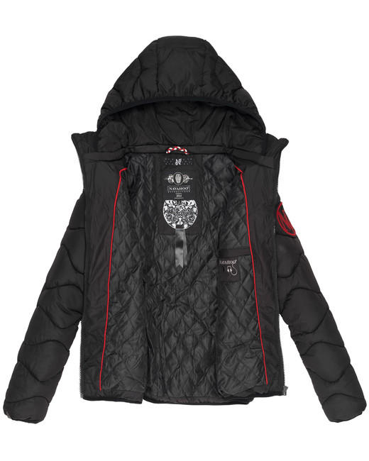 Navahoo KEY COLOR зимова куртка жіноча з капюшоном, винна